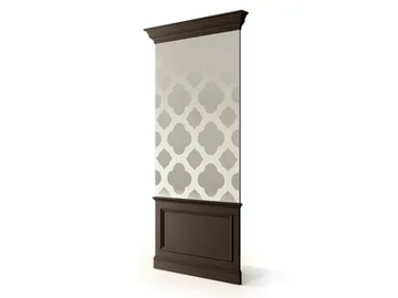 6051 - Wooden boiserie with mirrored glass by Carpanese Home - view 2
